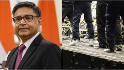 നാടുകടത്തൽ; ന്യായീകരിച്ച് വിദേശകാര്യ സെക്രട്ടറി, തിരിച്ചയക്കുന്നവരോട് മോശം പെരുമാറ്റം പാടില്ലെന്ന് അറിയിക്കും