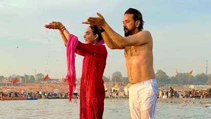 Mahakumbh 2025: MP Anurag Thakur and wife take holy dip in Sangam, call it ‘divine and grand’