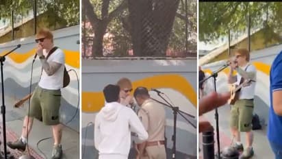 Bengaluru police halt Ed Sheeran's Church Street performance over permit issues (WATCH)