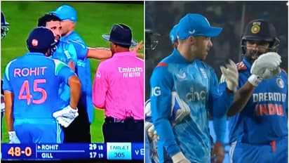 ആ ഫ്ളോ അങ്ങ് പോയി! വിചിത്ര കാരണം, ഇന്ത്യ-ഇംഗ്ലണ്ട് ഏകദിനം നിര്ത്തിവച്ചു; രോഹിത്തും ഗില്ലും ഗ്രൗണ്ട് വിട്ടു