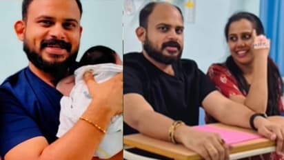 'എല്ലാം ദൈവം തോന്നിപ്പിച്ചത്, മകളുടെ പേര് ഓം പരമാത്മ'; വിജയ് മാധവ്- ദേവിക പേരിടലിന് വ്യാപക വിമർശനം