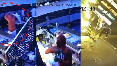 വടിവാളുമായെത്തിയ മൂന്നംഗം സംഘം ബാർ അടിച്ചു തകർത്തു, ഞെട്ടിപ്പിക്കുന്ന ദൃശ്യങ്ങൾ പുറത്ത്, ഒരാൾ കസ്റ്റഡിയിൽ