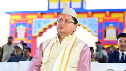 CM Dhami pledges a historic Kumbh 2027 in Haridwar, after seeking seers' blessings