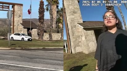 യുഎസിലെ പാർക്കിൽ അമേരിക്കൻ പതാക അഴിച്ചുമാറ്റി മെക്സിക്കൻ പതാക ഉയർത്തി യുവതി; 'ഇത് മെക്സിക്കോയുടെ ഭൂമിയാണ്'