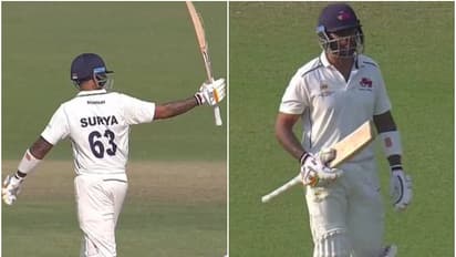 ഫോമിലേക്ക് മടങ്ങിയെത്തി സൂര്യകുമാര്, സെഞ്ചുറിക്കരികെ രഹാനെ! ഹരിയാനക്കെതിരെ മുംബൈ കൂറ്റന് ലീഡിലേക്ക്