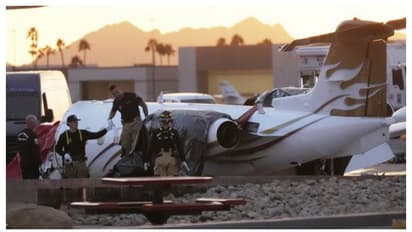 വിമാനത്താവളത്തിൽ നിർത്തിയിട്ട വിമാനത്തിലേക്ക് ഇടിച്ച് കയറി ജെറ്റ് വിമാനം, ഒരാൾ മരിച്ചു, സംഭവം അരിസോണയിൽ