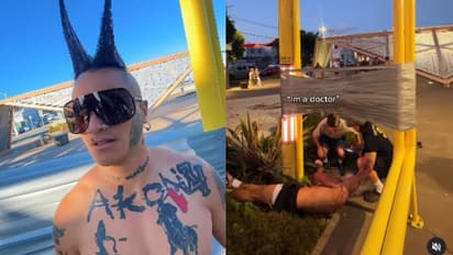 വ്യൂസിന് വേണ്ടി എന്തെല്ലാം പരാക്രമം, ഒടുവിൽ വീണു, വായിൽനിന്നും നുരയും പതയും, വിഡ്ഢി എന്ന് നെറ്റിസൺസ്