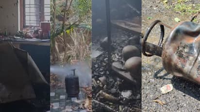 വട്ടിയൂർകാവിൽ ഗ്യാസ് കുറ്റി ചോർന്നു, ഫ്രിഡ്ജിൽ നിന്ന് തീപിടിച്ച് അടുക്കളയിൽ വൻ പൊട്ടിത്തെറി, ഗൃഹനാഥന് പരിക്ക്