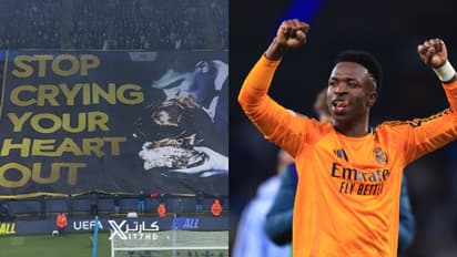 Champions League: Real Madrid troll Man City fans for Rodri Ballon d'Or poster mocking Vinicius Jr after win
