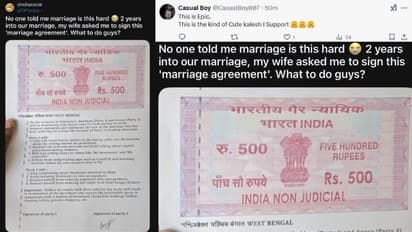 'No crypto talks during intimacy': Wife makes man sign marriage agreement after 2 years, post goes viral