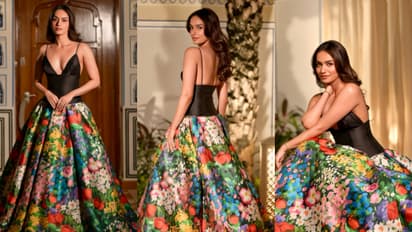 ഫ്ളോറല് ഗൗണിൽ തിളങ്ങി മാനുഷി ഛില്ലർ; ചിത്രങ്ങള് വൈറല്