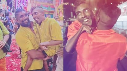 ഇതൊക്കെയാണ് സ്നേഹം; ഹൃദയം കവർന്ന് യുവാവ്, സെറിബ്രൽ പാൾസി ബാധിച്ച സഹോദരനുമായി ബട്ടു ഗുഹയിൽ