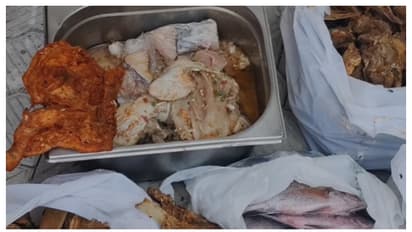 'ഇതൊക്കെയാണോ നിങ്ങൾ ആളുകൾക്ക് കൊടുക്കുന്നത്, കഷ്ടം!'; ഹോട്ടലിൽ നിന്ന് പിടികൂടിയത് അഴുകിയ കോഴിക്കറി, മീൻ