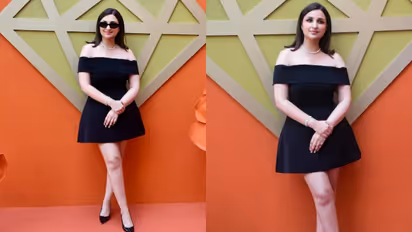 ബ്ലാക്ക് മിനി ഡ്രസ്സില് തിളങ്ങി പരിണീതി ചോപ്ര; ചിത്രങ്ങള് വൈറല്