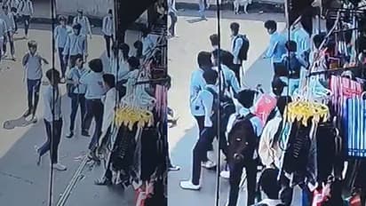 മോഡൽ പരീക്ഷക്ക് സ്കൂളടച്ച ദിവസം, കോന്നി കെഎസ്ആർടിസി ബസ് സ്റ്റാൻഡിൽ വിദ്യാർത്ഥികളുടെ കൂട്ടത്തല്ല്