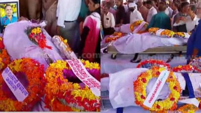 കണ്ണീരോടെ വിട, ആനകൾ ഇടഞ്ഞുണ്ടായ അപകടത്തിൽ മരിച്ചവര്‍ക്ക് വിട നൽകി നാട്, അന്തിമോപചാരമര്‍പ്പിച്ച് പ്രമുഖര്‍