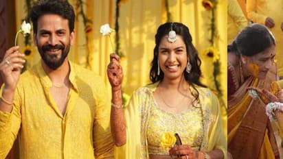 పుష్ప జాలిరెడ్డి వెడ్డింగ్: హల్దీ వేడుకలో చూడముచ్చటగా జంట, అమ్మాయి బ్యాగ్రౌండ్ ఏంటో తెలుసా 