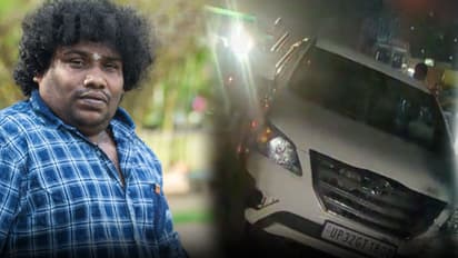 கட்டுப்பாட்டை இழந்த கார்; விபத்தில் சிக்கிய யோகிபாபுவுக்கு என்ன ஆச்சு?