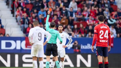 Bellingham's red card drama vs Osasuna: Real Madrid boss reveals X-rated remark, England star sends apology
