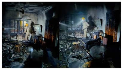 ചാർജ് ചെയ്യാൻവെച്ച മൊബൈൽ ഫോൺ പൊട്ടിത്തെറിച്ച് ഇരുനില വീട് കത്തിനശിച്ചു, ലക്ഷങ്ങളുടെ നഷ്ടം