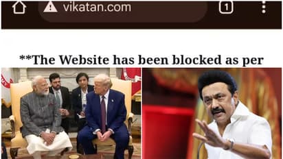 ട്രംപിന്റെ 'കൈവിലങ്ങി'ൽ മോദിയെ പരിഹസിച്ച കാർട്ടൂൺ, വികടനെ വിലക്കിയതിൽ വ്യാപക പ്രതിഷേധം; ഫാസിസമെന്ന് സ്റ്റാലിൻ