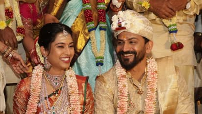 Daali Dhananjaya: பிரபலங்கள் கலந்து கொண்ட 'புஷ்பா 2' பட நடிகர் டாலி தனஞ்செயா திருமண புகைப்படங்கள்!