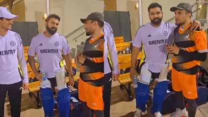 'ഞങ്ങളുടെ കാലെറിഞ്ഞ് ഒടിക്കാനാണോ നിങ്ങള് ഇവിടെ വന്നത്'; പരിശീലനത്തിനുശേഷം നെറ്റ് ബൗളറോട് രോഹിത്