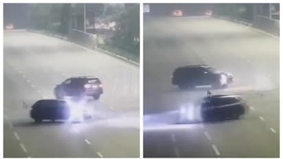 फॉर्च्यूनर और BMW से हैदराबाद में स्टंट, वीडियो वायरल