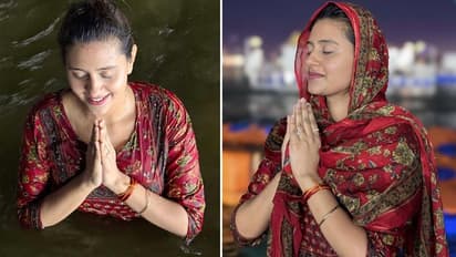 ಕುಂಭಮೇಳದಲ್ಲಿ ಕಚ್ಚಾ ಬಾದಾಮ್ ಹುಡುಗಿ ಅಂಜಲಿ ಅರೋರಾ; ಗಂಗಾ ನದಿ ಅಪವಿತ್ರವಾಯ್ತು ಎಂದ ನೆಟ್ಟಿಗರು!