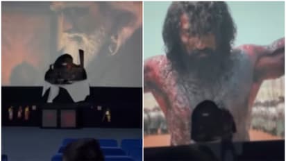 Drunk Man rips theatre screen during Chhaava screening in Gujarat’s Bharuch | Watch Video 