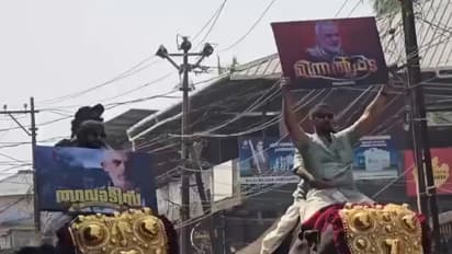 Controversy erupts in Kerala after posters of Hezbollah and Hamas leaders paraded on elephants (WATCH)