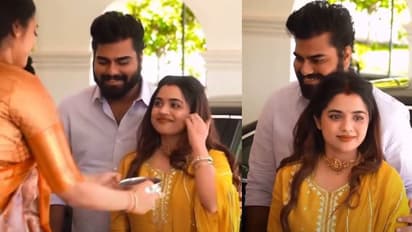 ആരതിയുഴിഞ്ഞ് റോബിന്‍റെ അമ്മ; നിലവിളക്കേന്തി ആരതി പൊടി; ഗൃഹപ്രവേശ വീഡിയോ വൈറൽ