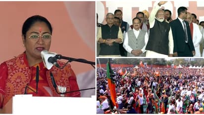 രാജ്യതലസ്ഥാനം ഭരിക്കാൻ രേഖ ഗുപ്ത, ദില്ലി മുഖ്യമന്ത്രിയായി സത്യപ്രതിജ്ഞ ചെയ്തു; ചടങ്ങിൽ മോദിയടക്കം നേതാക്കൾ