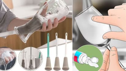 how to clean glass utensil