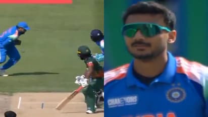 Champions Trophy, IND vs BAN: Rohit Sharma trolled after dropping Axar Patel's hat-trick ball catch (WATCH)
