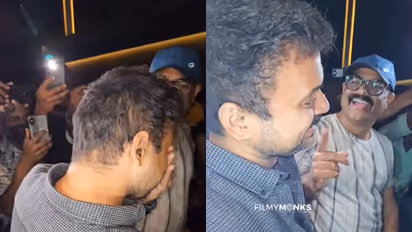 ആരാധകര് പൊതിഞ്ഞു, തിയറ്ററില് ഇമോഷണലായി കുഞ്ചാക്കോ ബോബൻ- വീഡിയോ