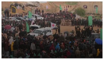 തടവിൽ മരിച്ചു, പിഞ്ചുകുട്ടികളുടെയടക്കം നാല് ഇസ്രായേലി ബന്ദികളുടെ മൃതദേഹം കൈമാറി ഹമാസ് 