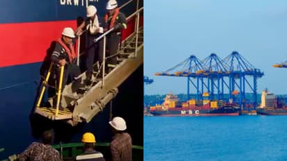 ജീവൻ മുറുക്കെപ്പിടിച്ച് കടലിലൂടൊരു പോക്ക്; രക്ഷക്കെത്തി വിഴിഞ്ഞത്തെ ധ്വനി ടഗ്, കപ്പൽ ജീവനക്കാരന് പുതുജീവൻ!