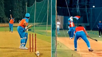 IML 2025: Sachin Tendulkar delights fans with batting masterclass in nets ahead of opener against SL (WATCH)