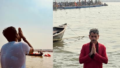 இது எனது பாக்கியம்! மகா கும்பமேளாவில் அண்ணாமலை, ஆளுநர் ஆர்.என்.ரவி புனித நீராடல்! 