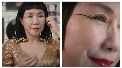 നീണ്ട കൺപീലികൾ കൊണ്ട് വ്യത്യസ്തം, ഇവരുടെ കണ്ണുകൾ; ഇതാണ് ആ യുവതി