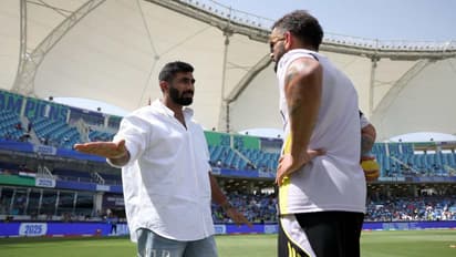 துபாயில் களம் புகுந்த ஜஸ்புரித் பும்ரா! இந்திய வீரர்கள் குஷி! ரசிகர்கள் கொண்டாட்டம்! 