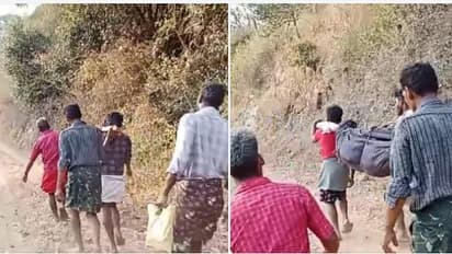 கோவையில் இறந்தவரின் உடலை டோலி கட்டி தூக்கி செல்லும் மக்கள்.! திமுக அரசை விளாசும் அண்ணாமலை