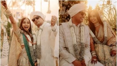 Prajakta Koli, Vrishank Khanal Wedding FIRST pictures OUT: Couple looks dreamy in glam attires [PHOTOS]