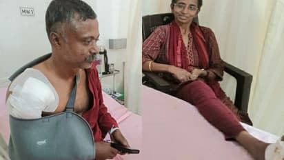 ഓടിപ്പാഞ്ഞ് കയറി ബൈക്ക് യാത്രികരെ മറിച്ചിട്ട് കാട്ടുപോത്ത്; തിരുവനന്തപുരത്ത് ദമ്പതികൾ പരിക്കുകളോടെ ആശുപത്രിയിൽ