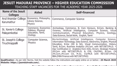 தென்மாவட்டங்களில் பணிபுரிய ஆசையா? அரசு & சுயநிதி பிரிவுகளில் உதவிப் பேராசிரியர் வேலை