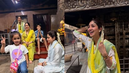 Shilpa Shetty visits Mangaluru temple, drops beautiful photos on Instagram; Check here