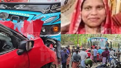 ബസും കാറും കൂട്ടിയിടിച്ചു, അപകടത്തില്‍ മരിച്ച ഒരു വയസുകാരൻ്റെ അമ്മയും ചികിത്സയിലിരിക്കെ മരിച്ചു