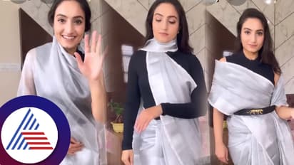 ಒಂದೇ ಸೀರೆಯನ್ನು ಹೇಗೆಲ್ಲಾ ಧರಿಸ್ಬೋದು? ಸೀತಾರಾಮ ಸೀತಾ ಹೇಳಿಕೊಟ್ಟರು ಹಲವು ಬಗೆ... ವಿಡಿಯೋ ವೈರಲ್ 