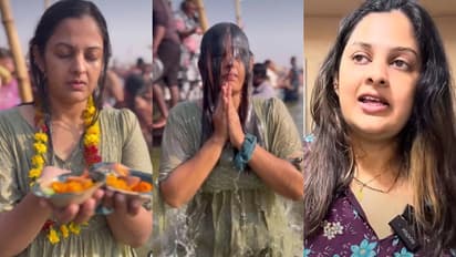 രണ്ട് ദിവസം സോപ്പിട്ട് കുളിച്ചില്ല, ഞങ്ങൾക്ക് ചൊറിച്ചിലുമില്ല: കുംഭമേള വിമർശനങ്ങൾക്ക് ശ്രീക്കുട്ടിയുടെ മറുപടി